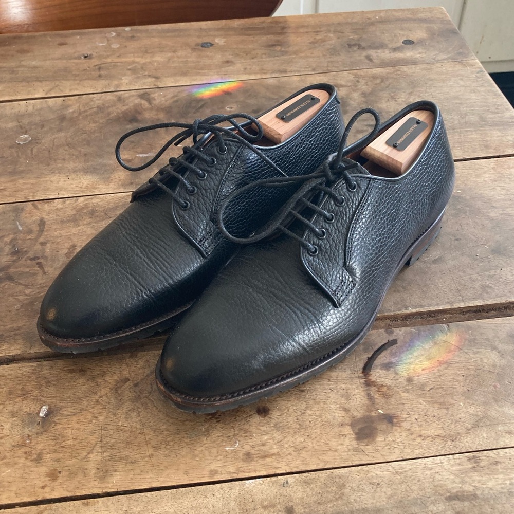 Allen Edmonds pebble leather San Marco